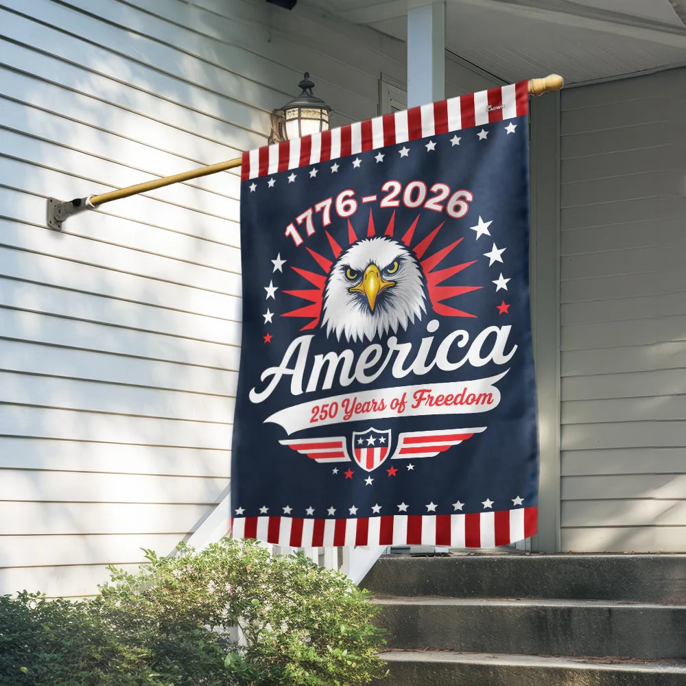 American Flag - 250 years of America Semiquincentennial Eagle Flag