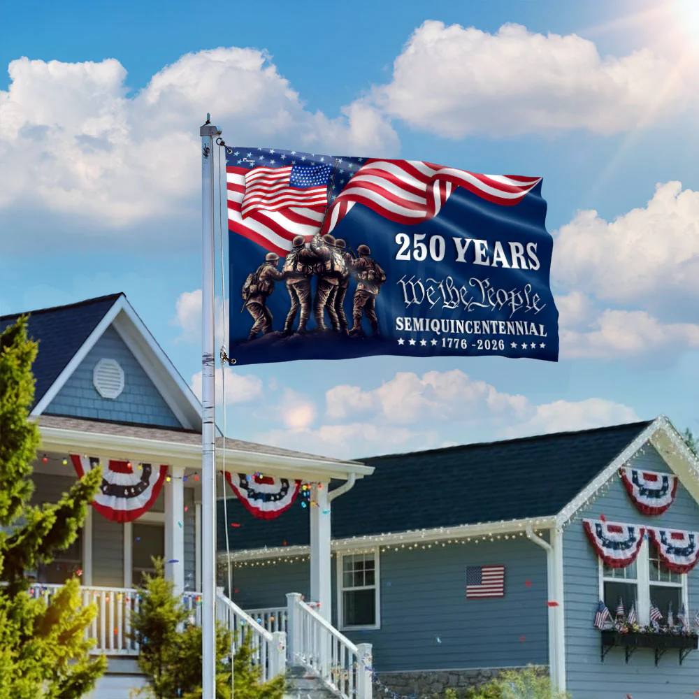 American Flag, 250 Years We The People Semiquincentennial Grommet Flag