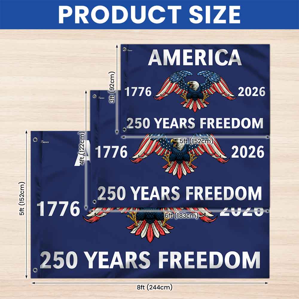 American Flag - America 250th Anniversary Grommet Freedom 4th of july Flag