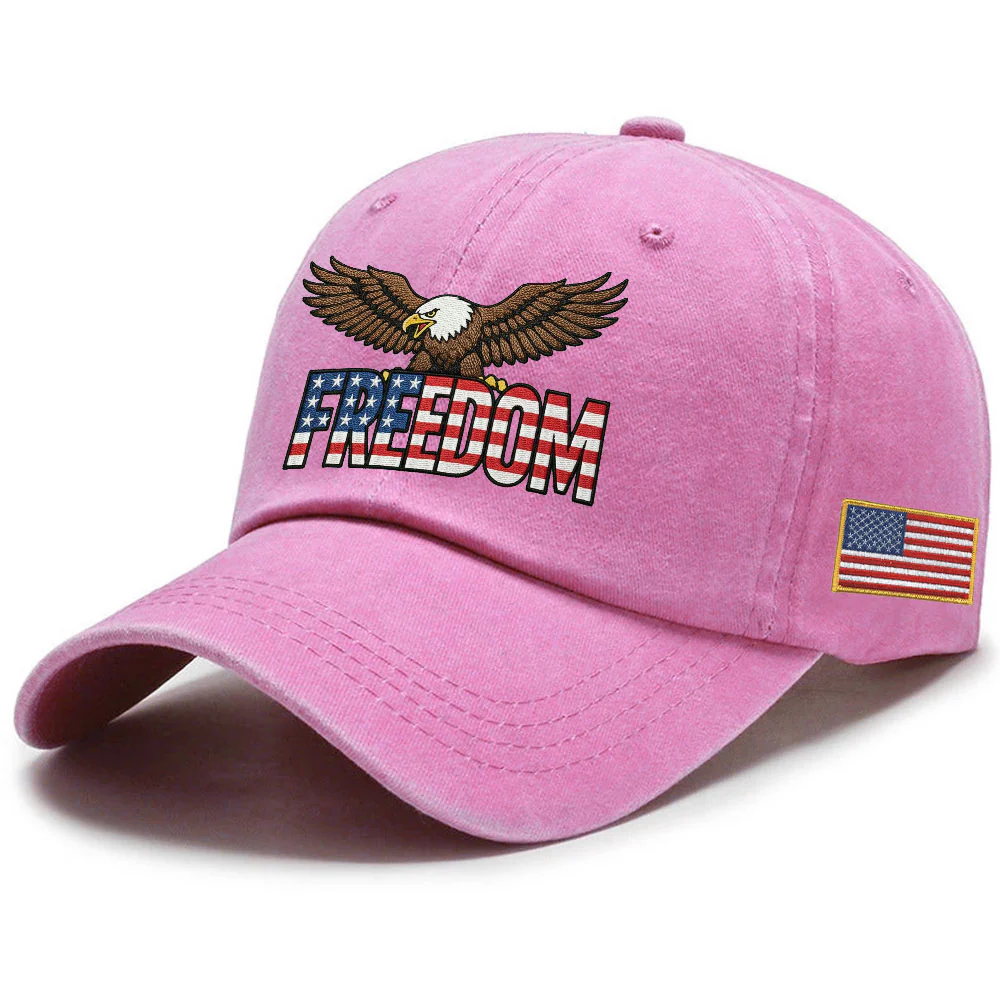 250 Years of Freedom Washed Cap | Patriot Eagle Embroidered Cap