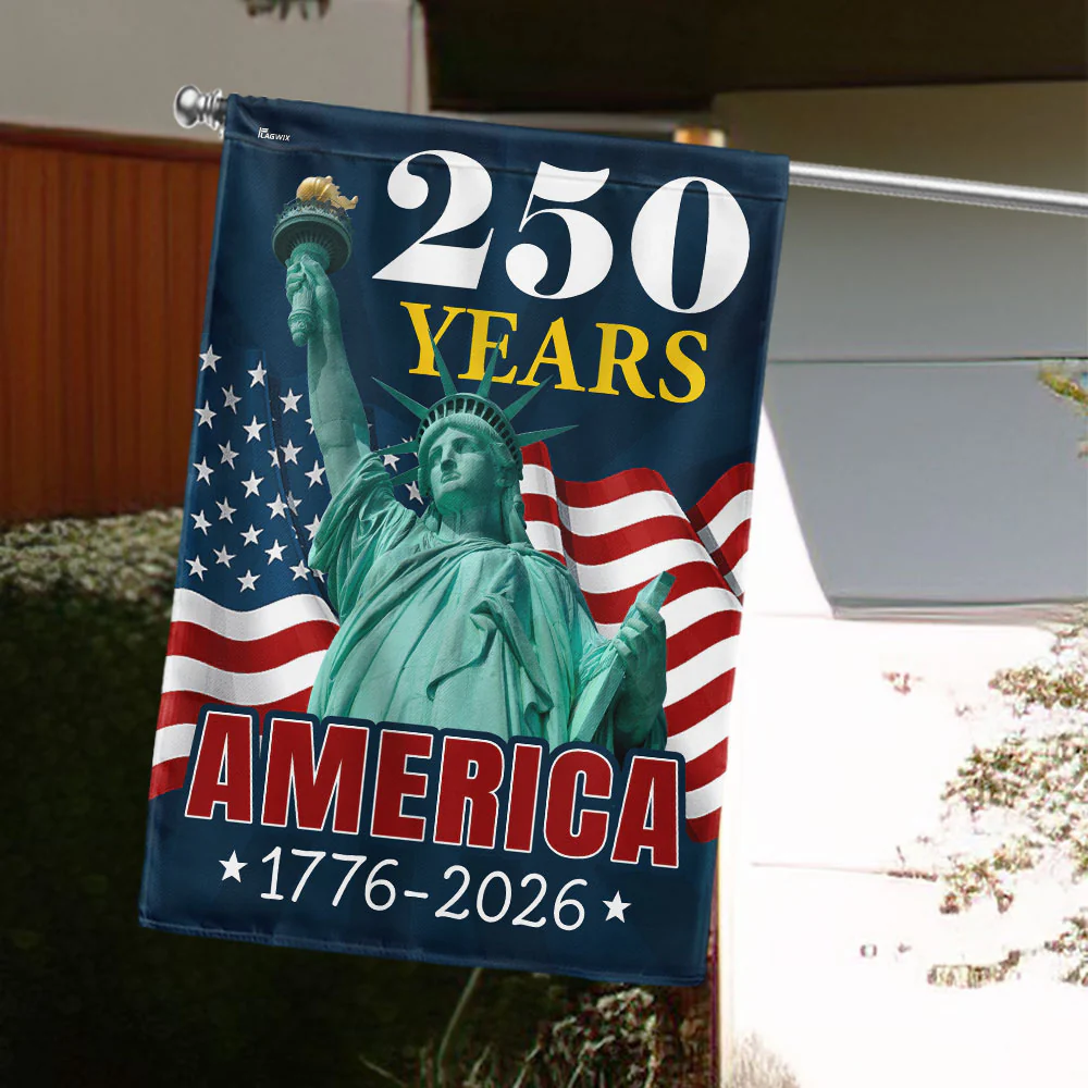 America Flag | 250th Anniversary of The U.S. Canvas Flag