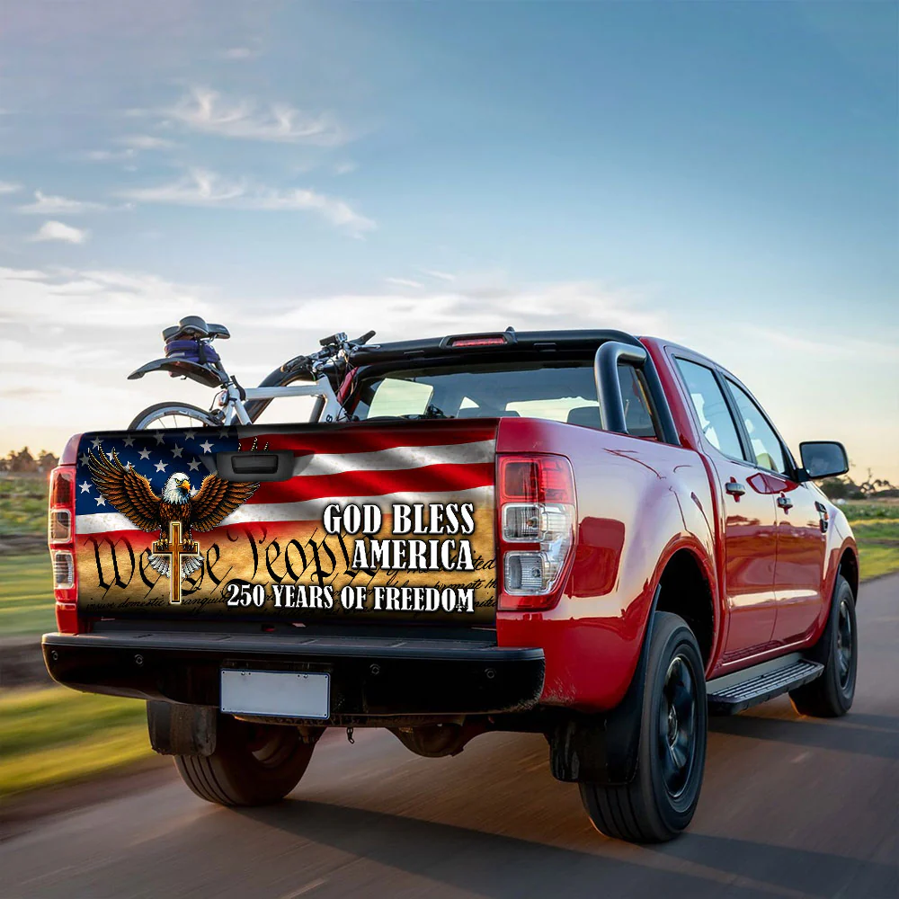 We The People Eagle Patriot 250 Years Truck Tailgate Decal Sticker Wrap