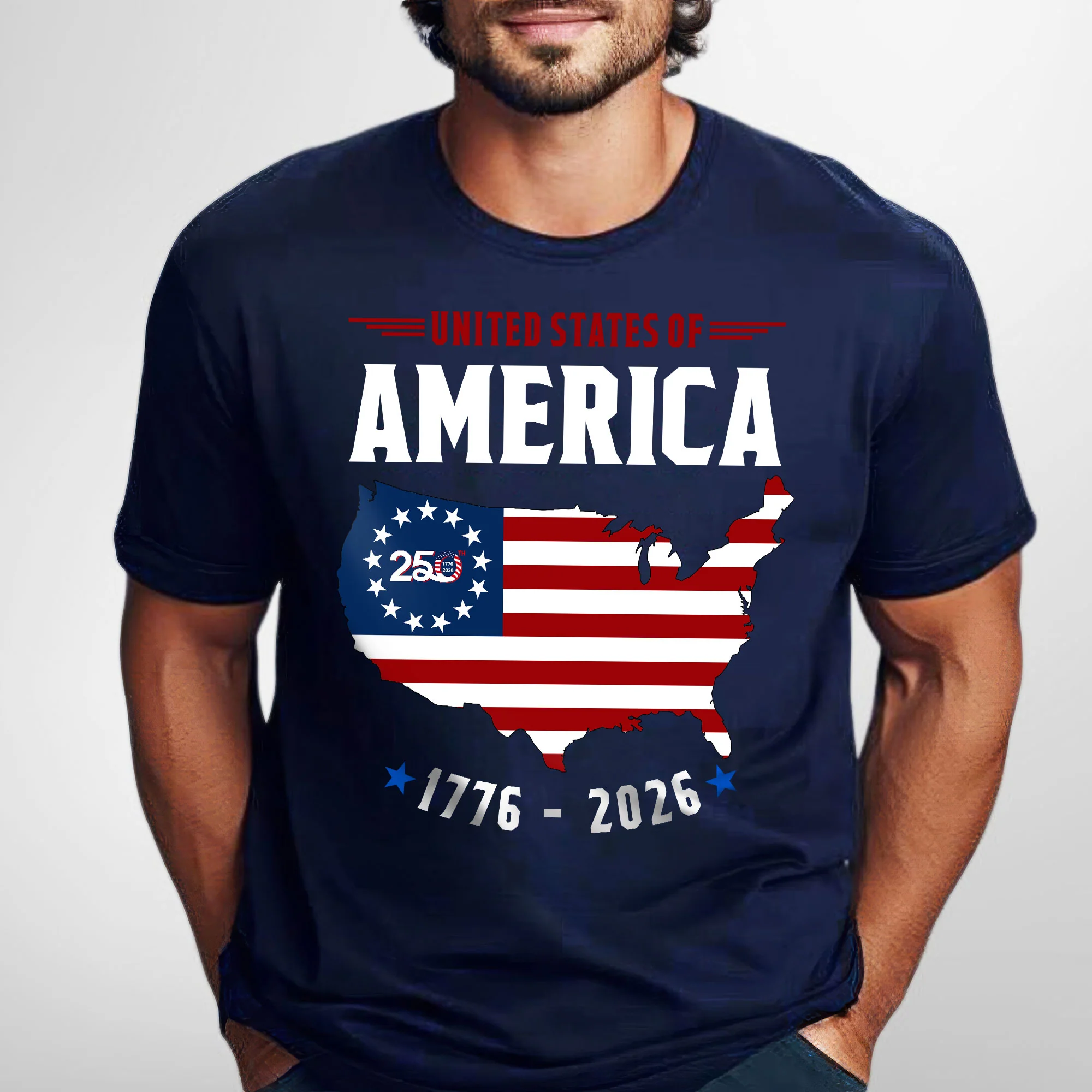 250 Years T-shirt |  Patriotic 1776–2026 United States of America Shirt