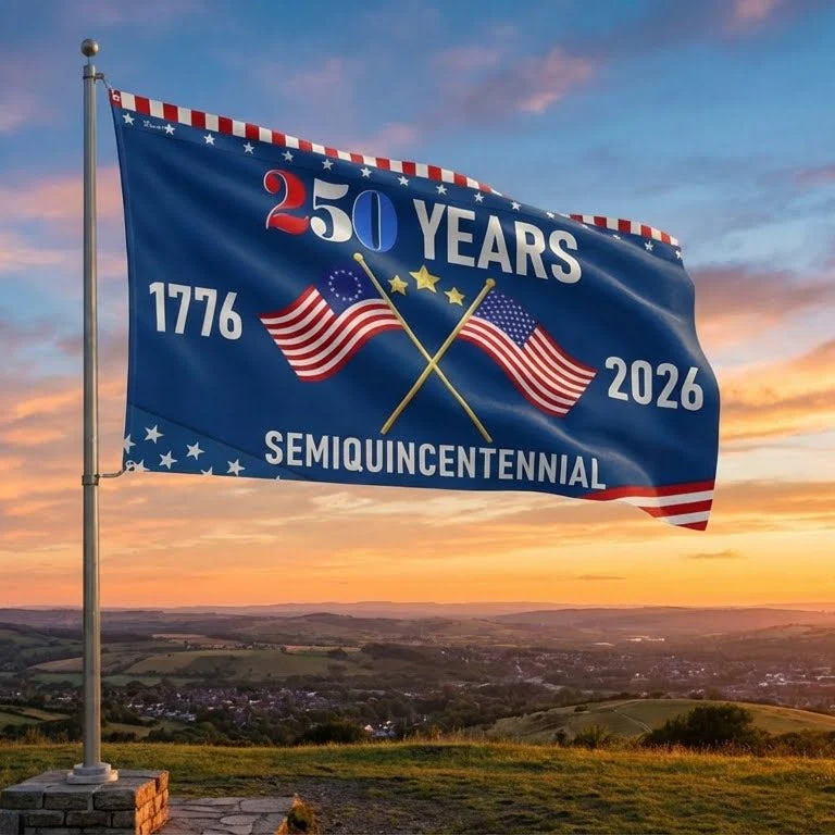American Flag - America 250th Anniversary Semiquincentennial Grommet Flag