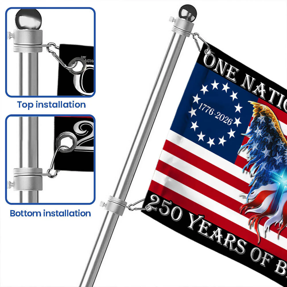 One Nation Under God, 250 Years Of Blessing 250 American Flag