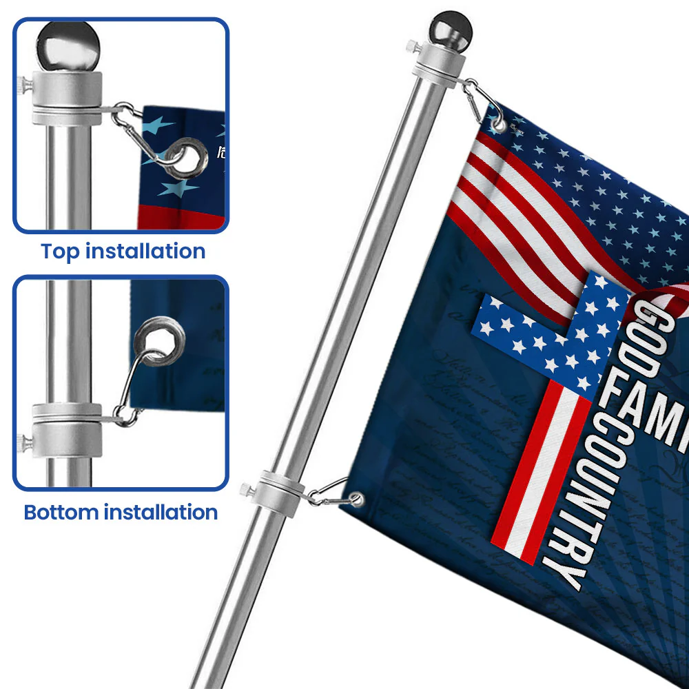 We The People American Flag, 250 Years Blessing 1776 2026 Grommet Flag