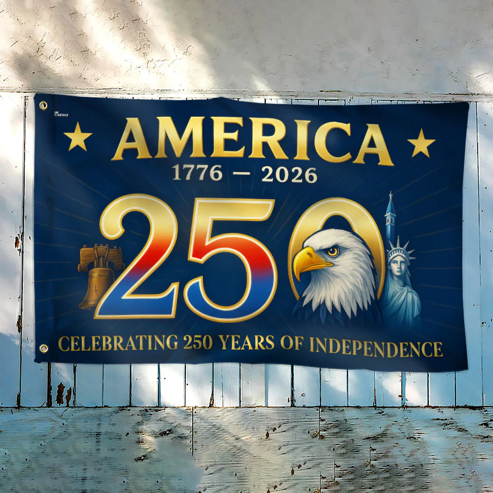 American Flag - America 250th Anniversary Grommet Flag for Patriotic Decor