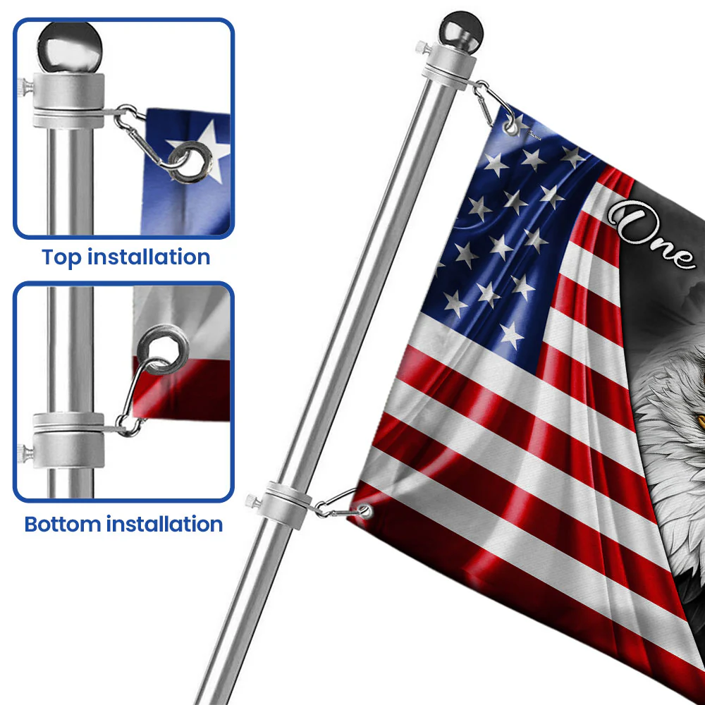 250 Years Of Blessing America Flag, One Nation Under God Grommet Flag