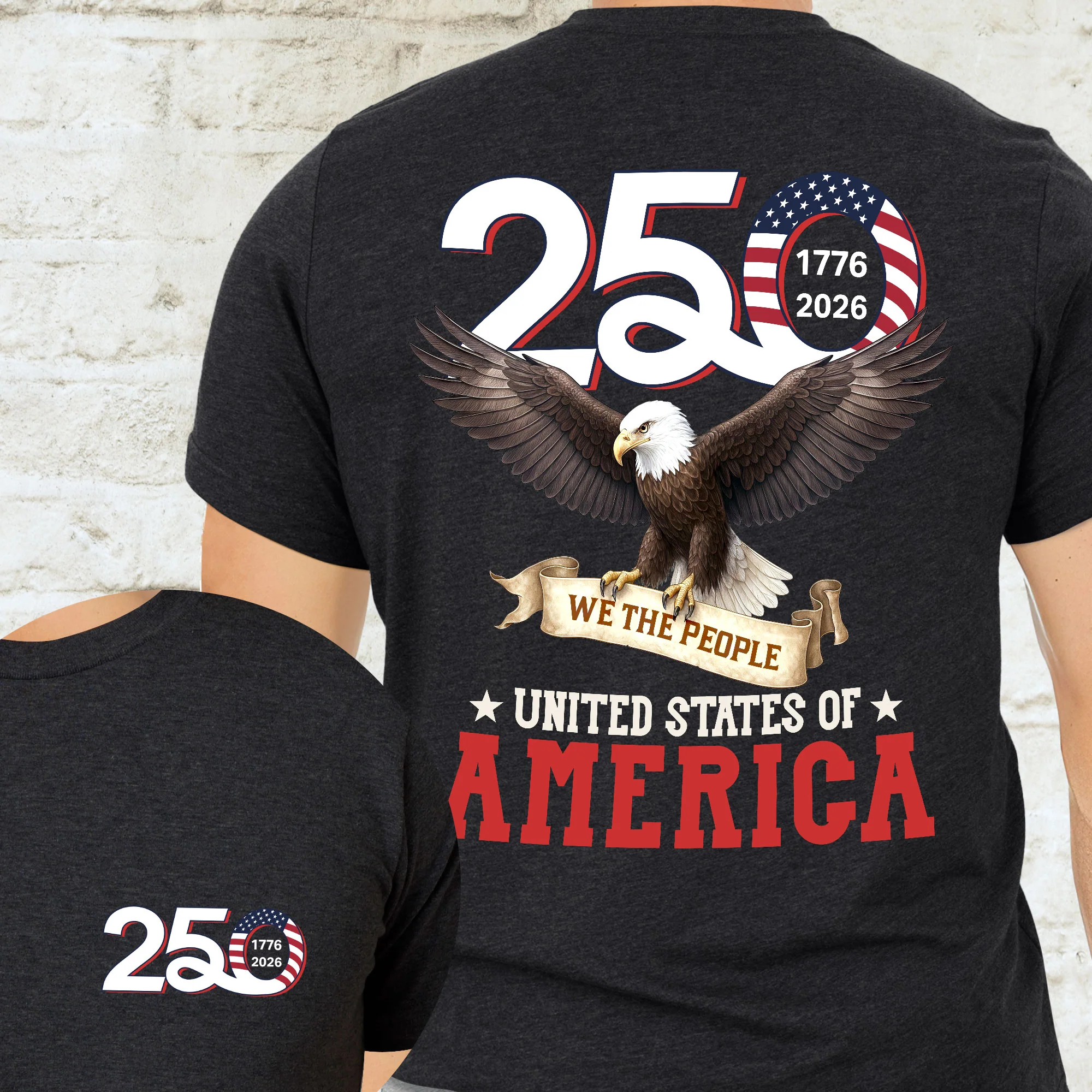 We the People T-Shirt, 250th Anniversary United States of America Shirt