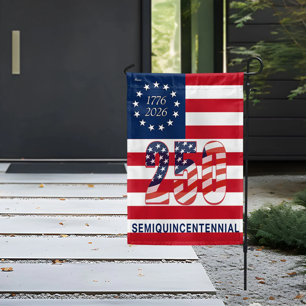 250th Anniversary Semiquincentennial 1776 2026 Patriotic America Flag