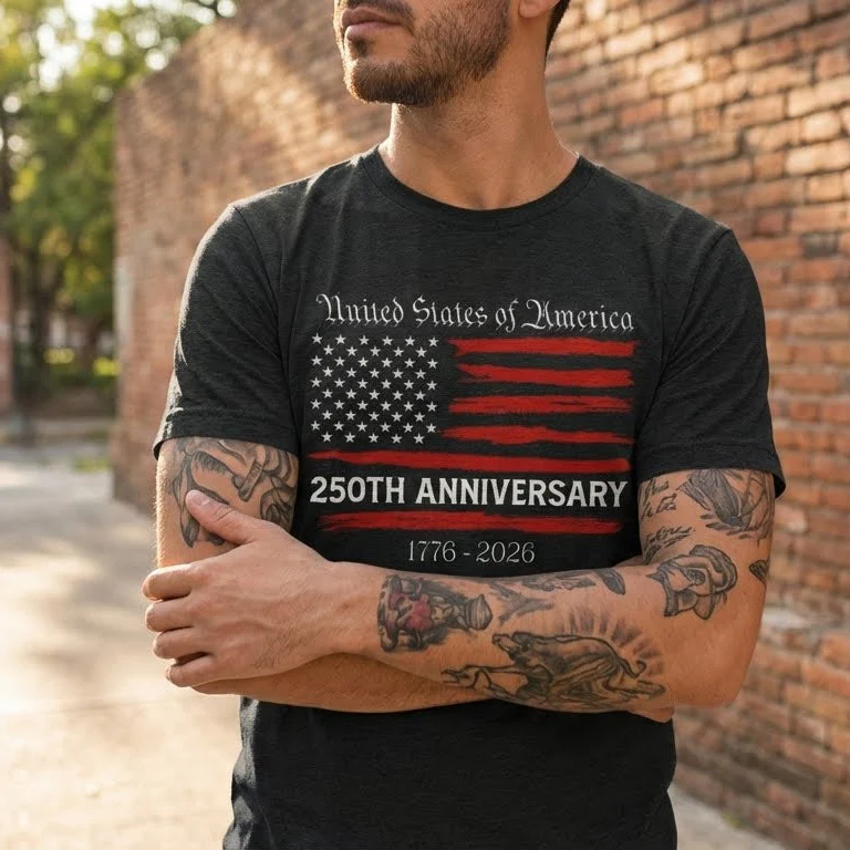 Patriotic Shirt, America 250th Anniversary Semiquincentennial Shirt