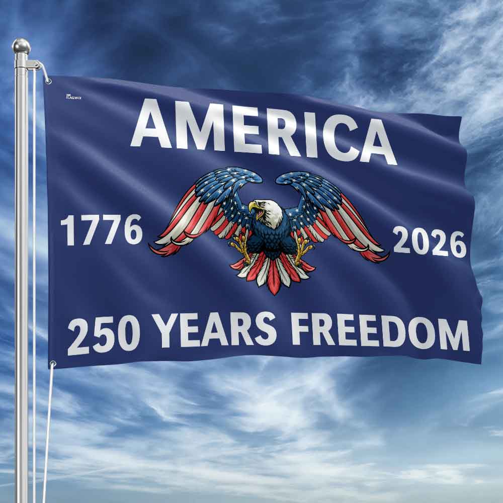 American Flag - America 250th Anniversary Grommet Freedom 4th of july Flag