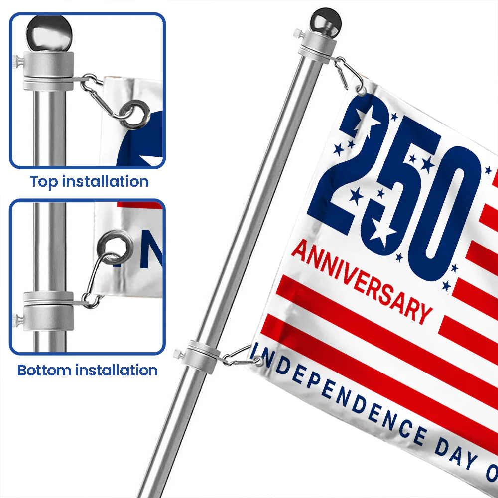 American Flag - 250 Anniversary Independence Day of America 4th Of july Grommet Flag