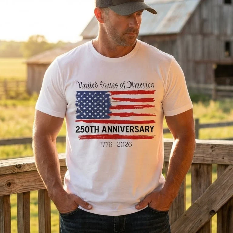 Patriotic Shirt, America 250th Anniversary Semiquincentennial Shirt