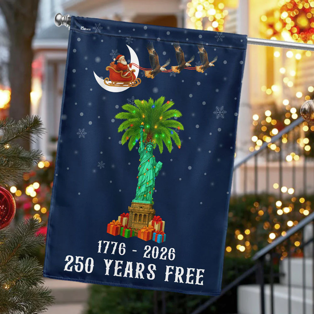 Patriotic Christmas Flag | South Carolina 250th Anniversary 1776–2026