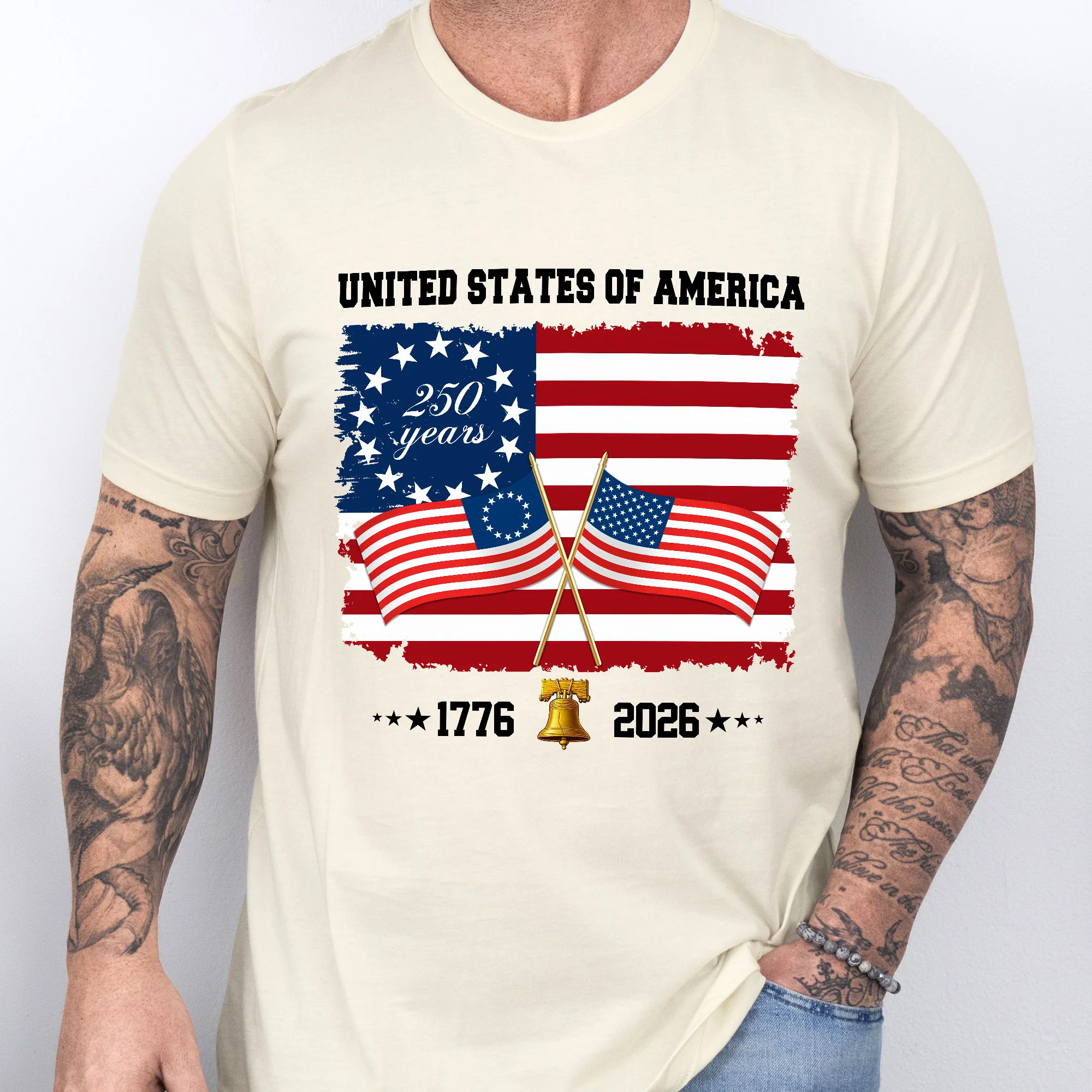 United States of America T-shirt | Patriotic 250th Anniversary Shirt