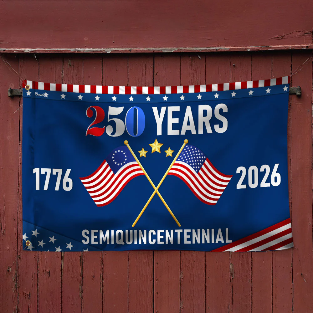 American Flag - America 250th Anniversary Semiquincentennial Grommet Flag