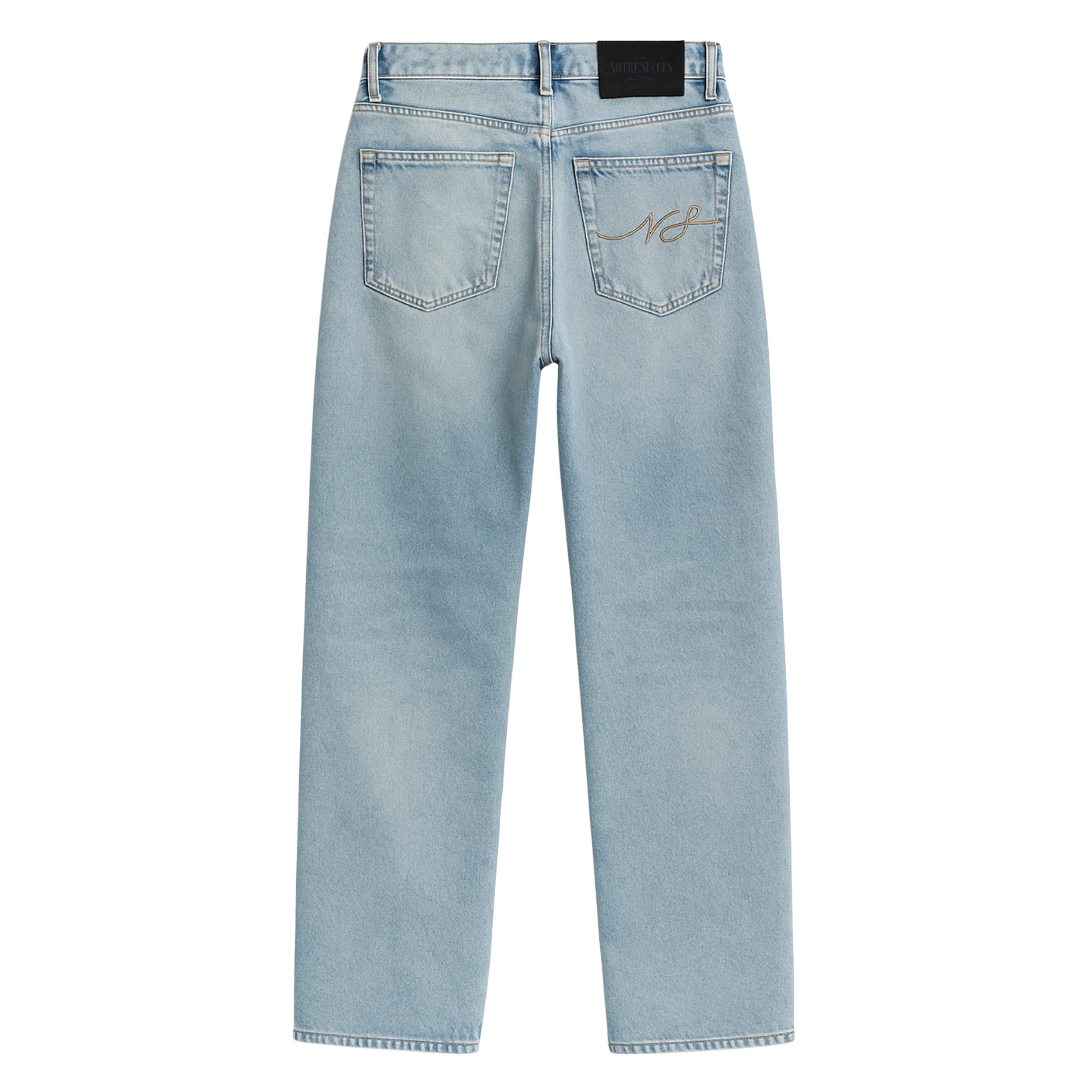 Relaxed Straight Fit Jeans Blue