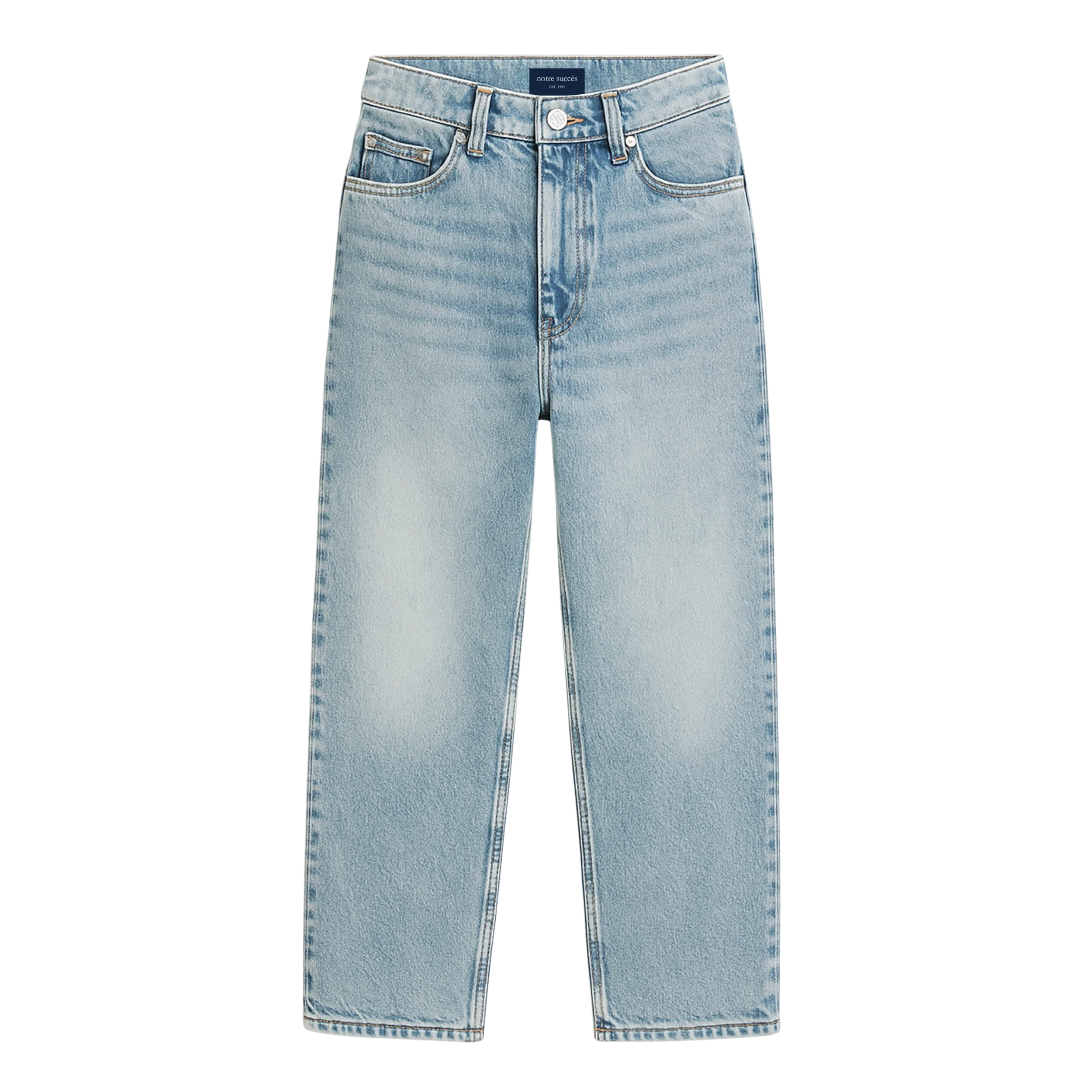 Relaxed Straight Fit Jeans Blue