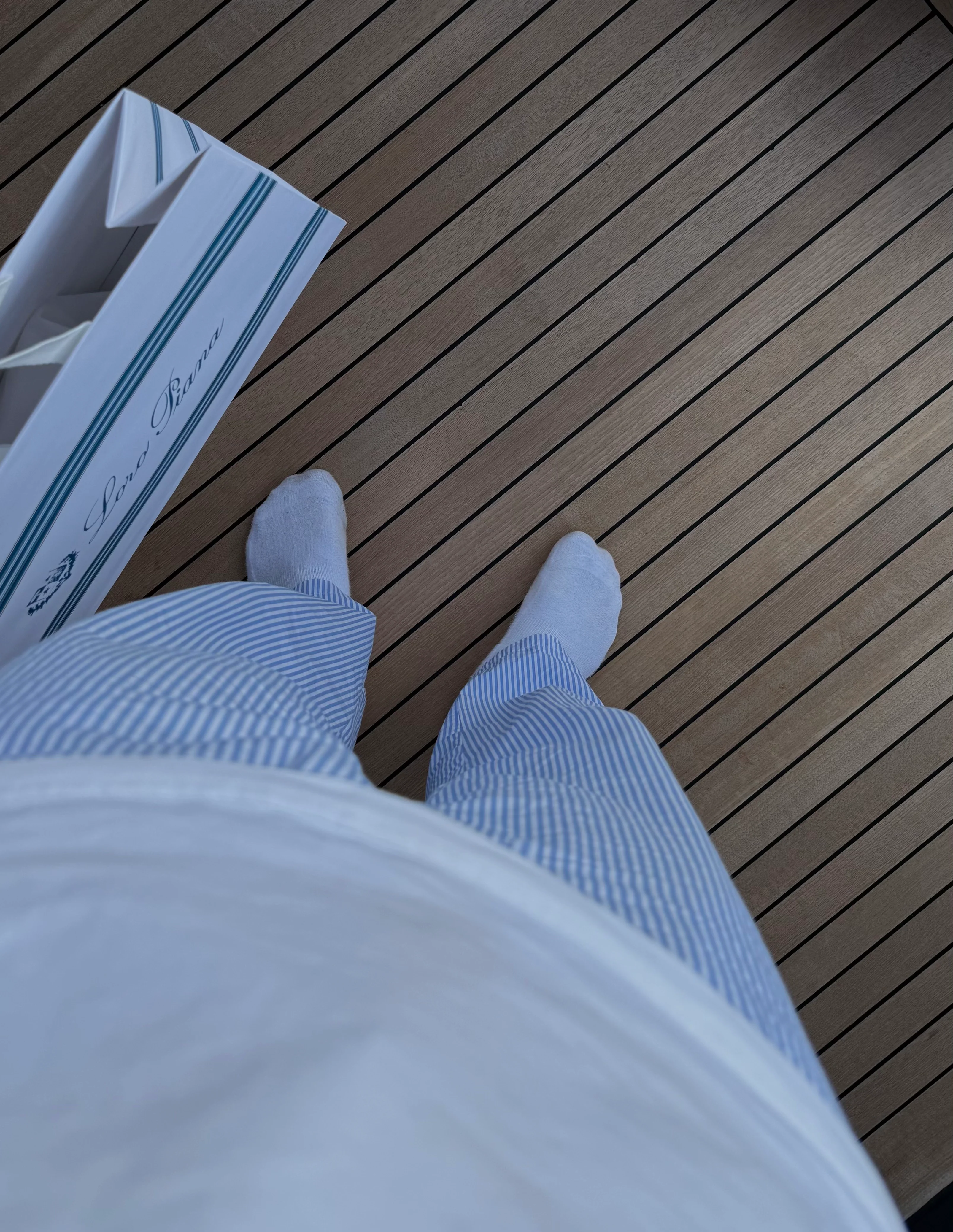 Yacht Club Striped Pants