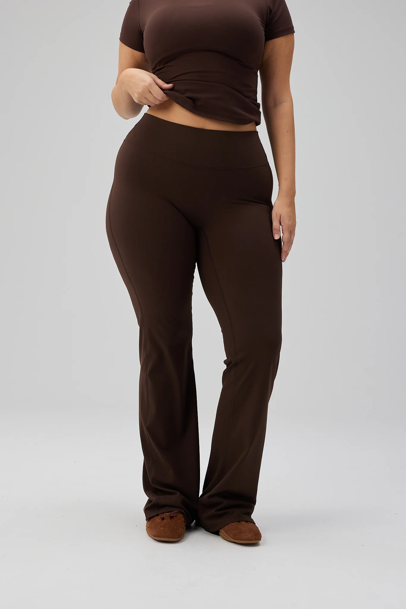 Flare Pants - Pecan Brown
