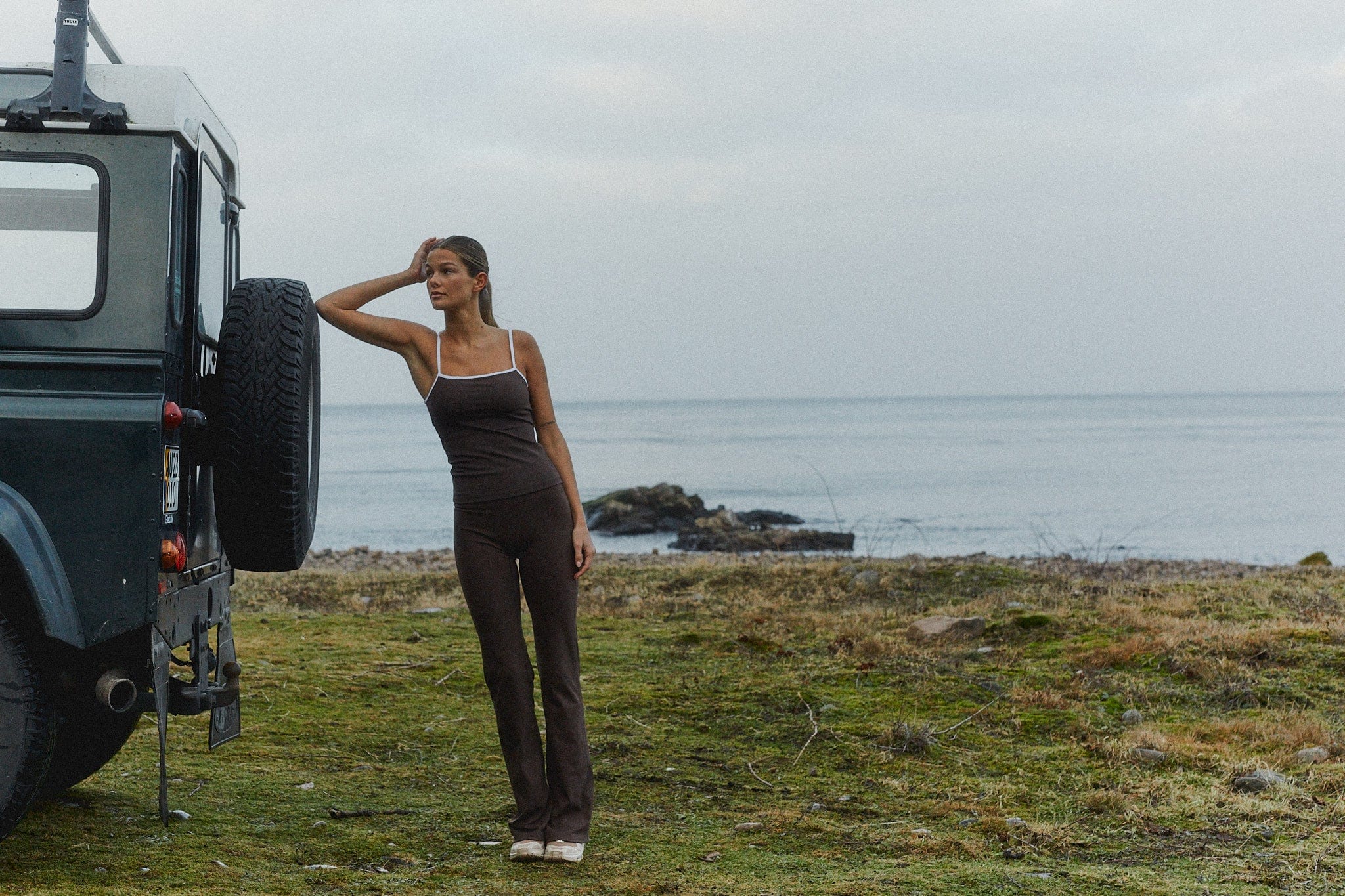 Flare Pants - Pecan Brown