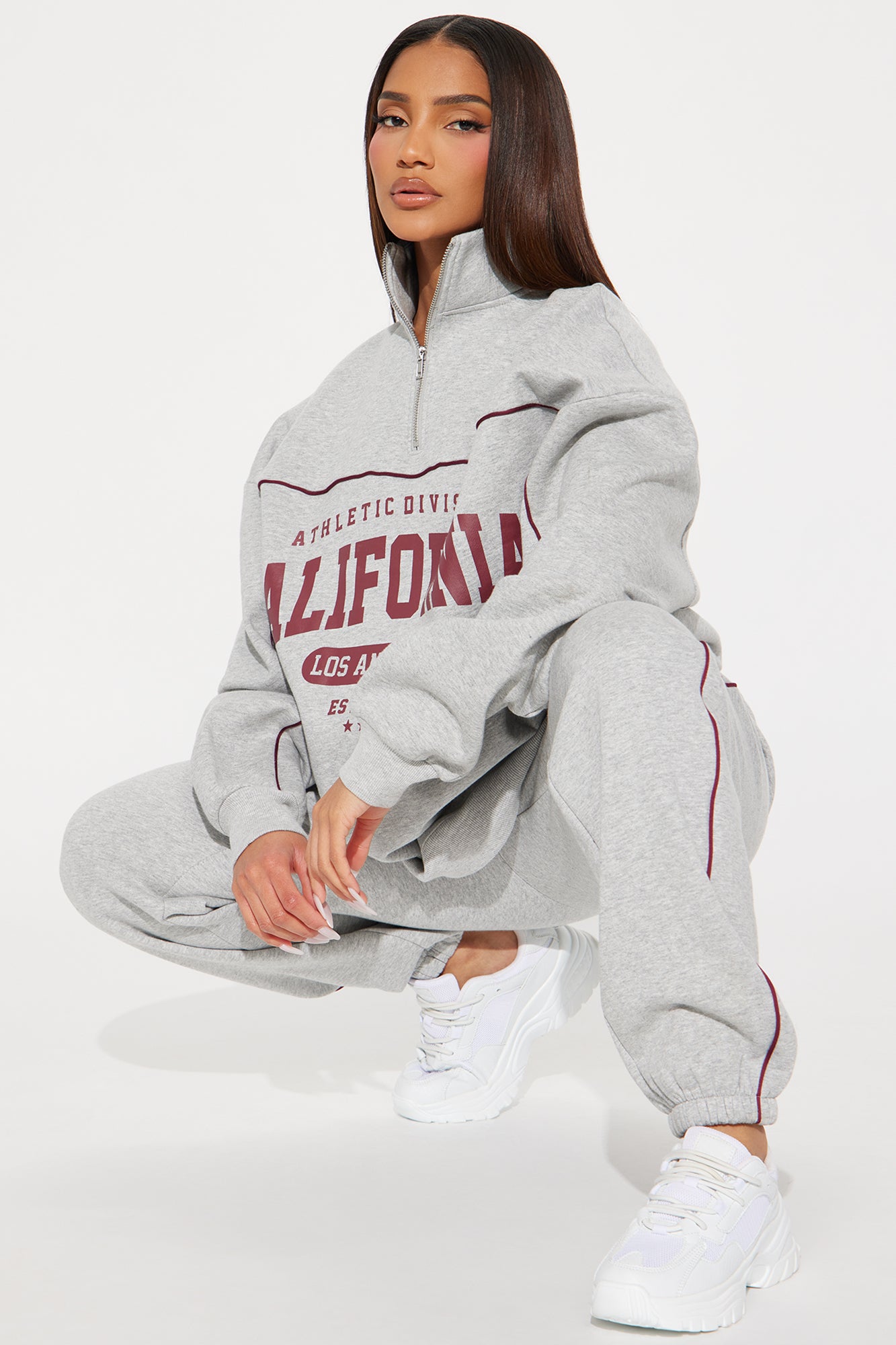 California Life Sweatsuit - Heather Grey