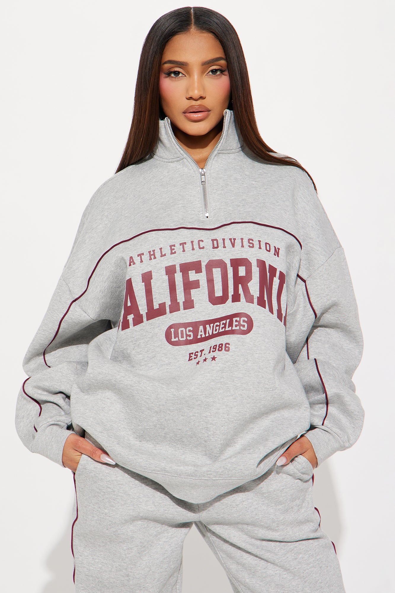 California Life Sweatsuit - Heather Grey