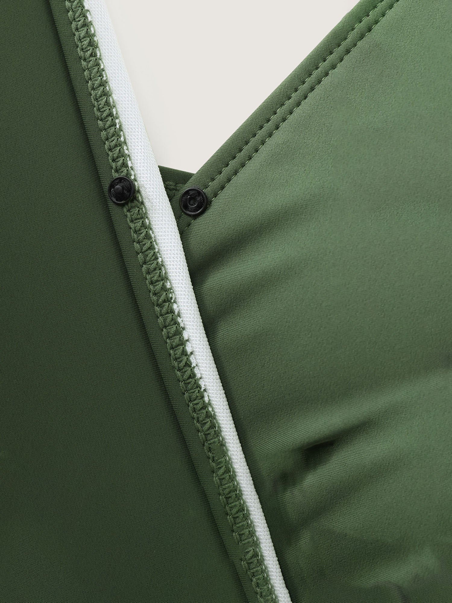 Surplice Neckline Belted Plain One-Piece Swimsuit