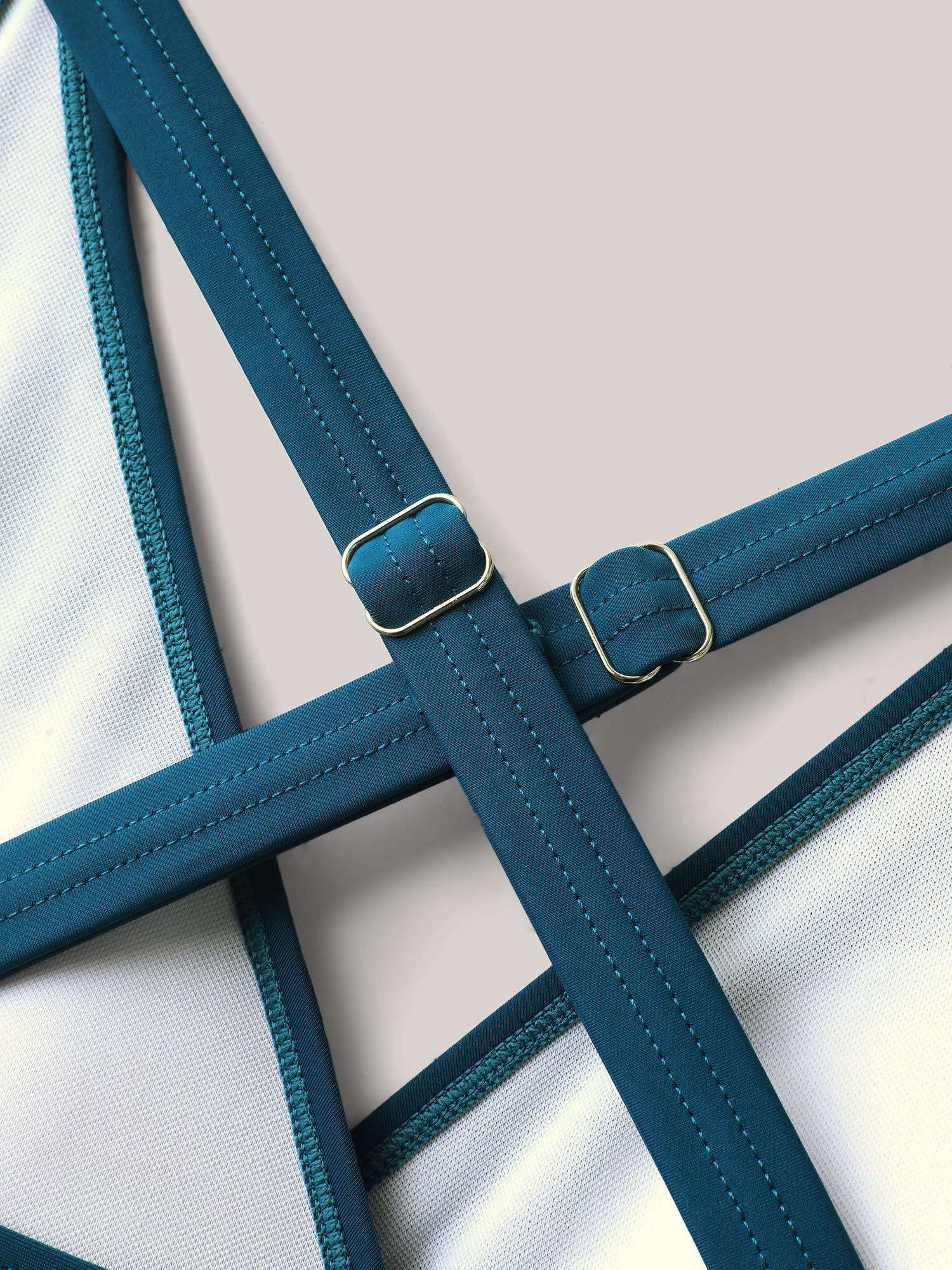 Tropical Split Mesh Belted Swim Dress