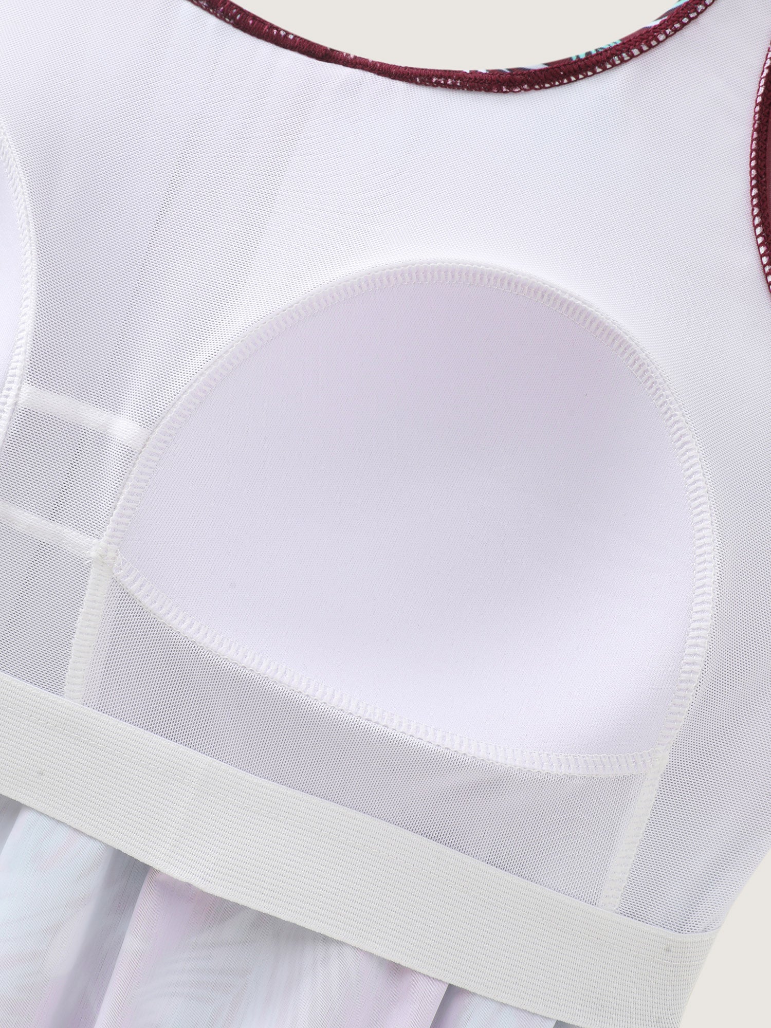 Tropical Flower Print Pockets One-Piece Swimsuit