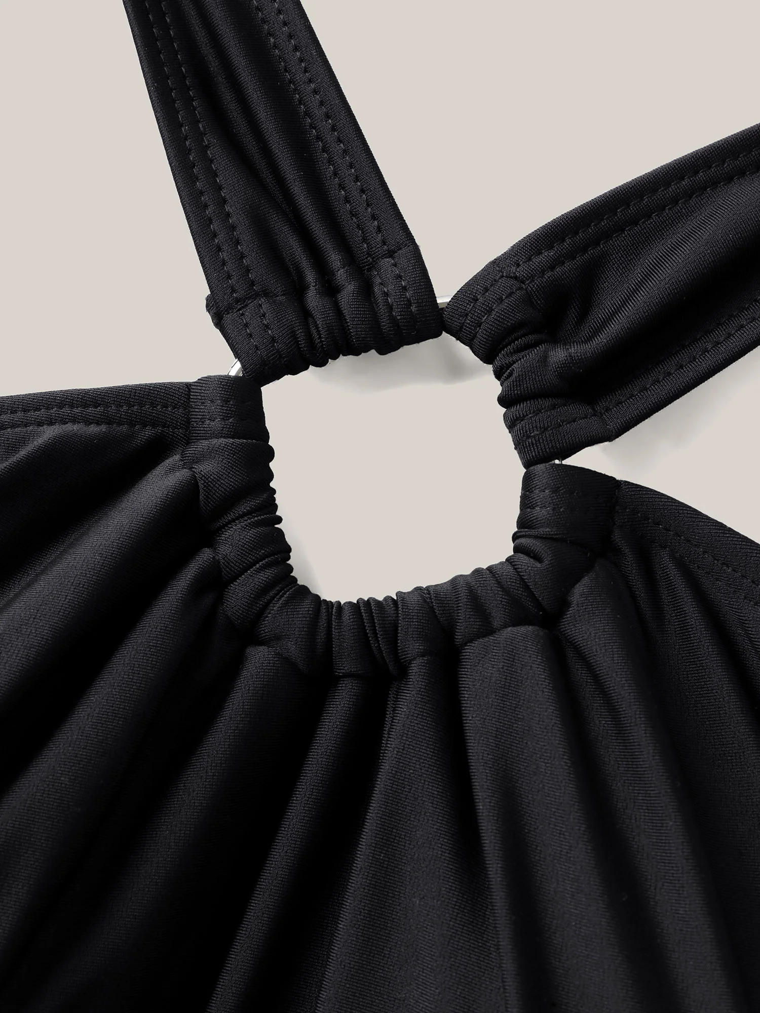 Shell Lotus Leaf Edge One-Piece Swimsuit