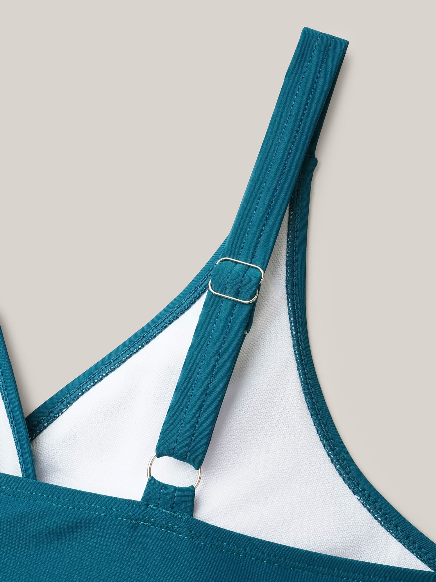 Curvy Hem Fit Flare Swim Dress