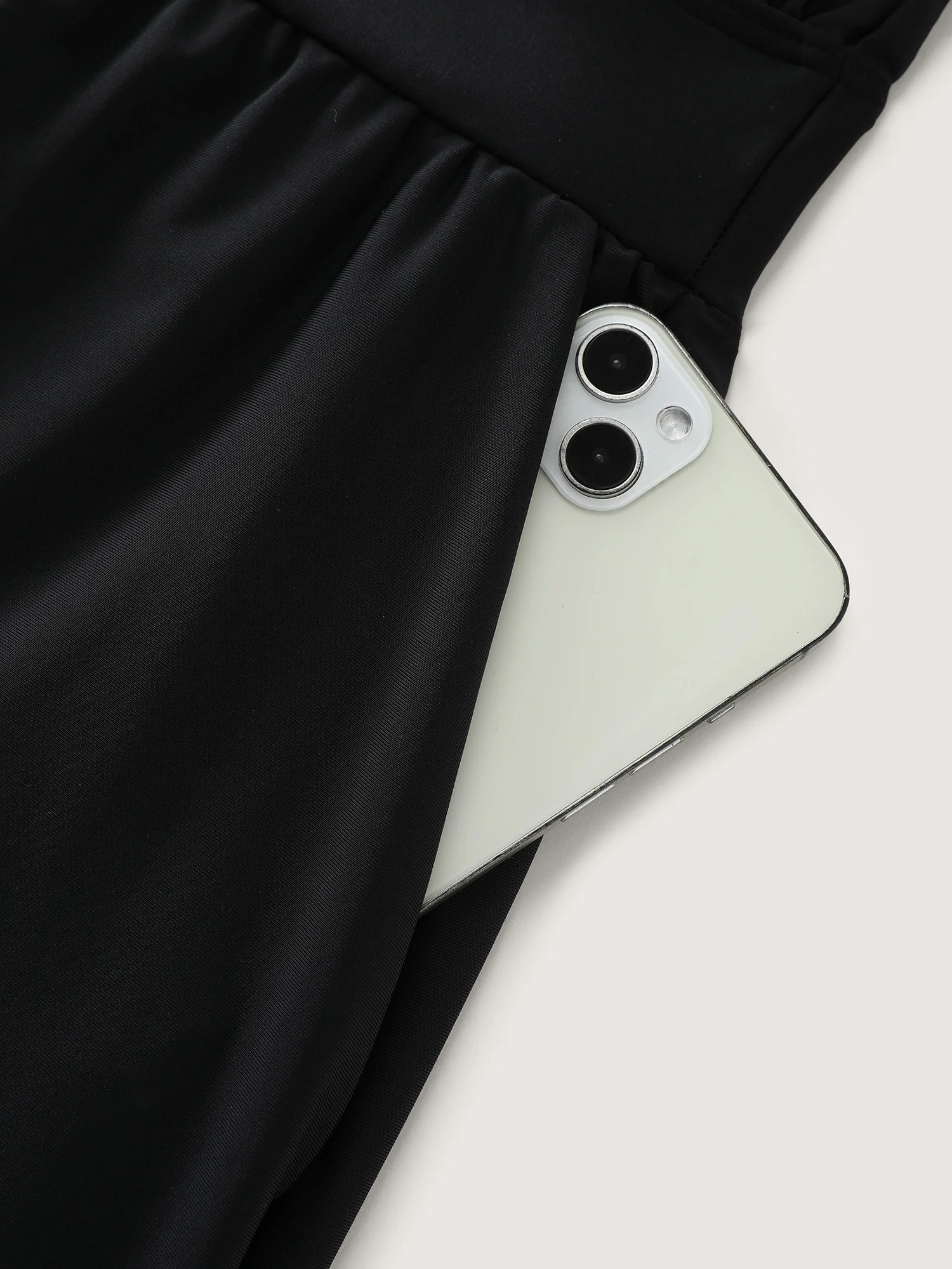 Island Pattern Pockets One-Piece Swimsuit