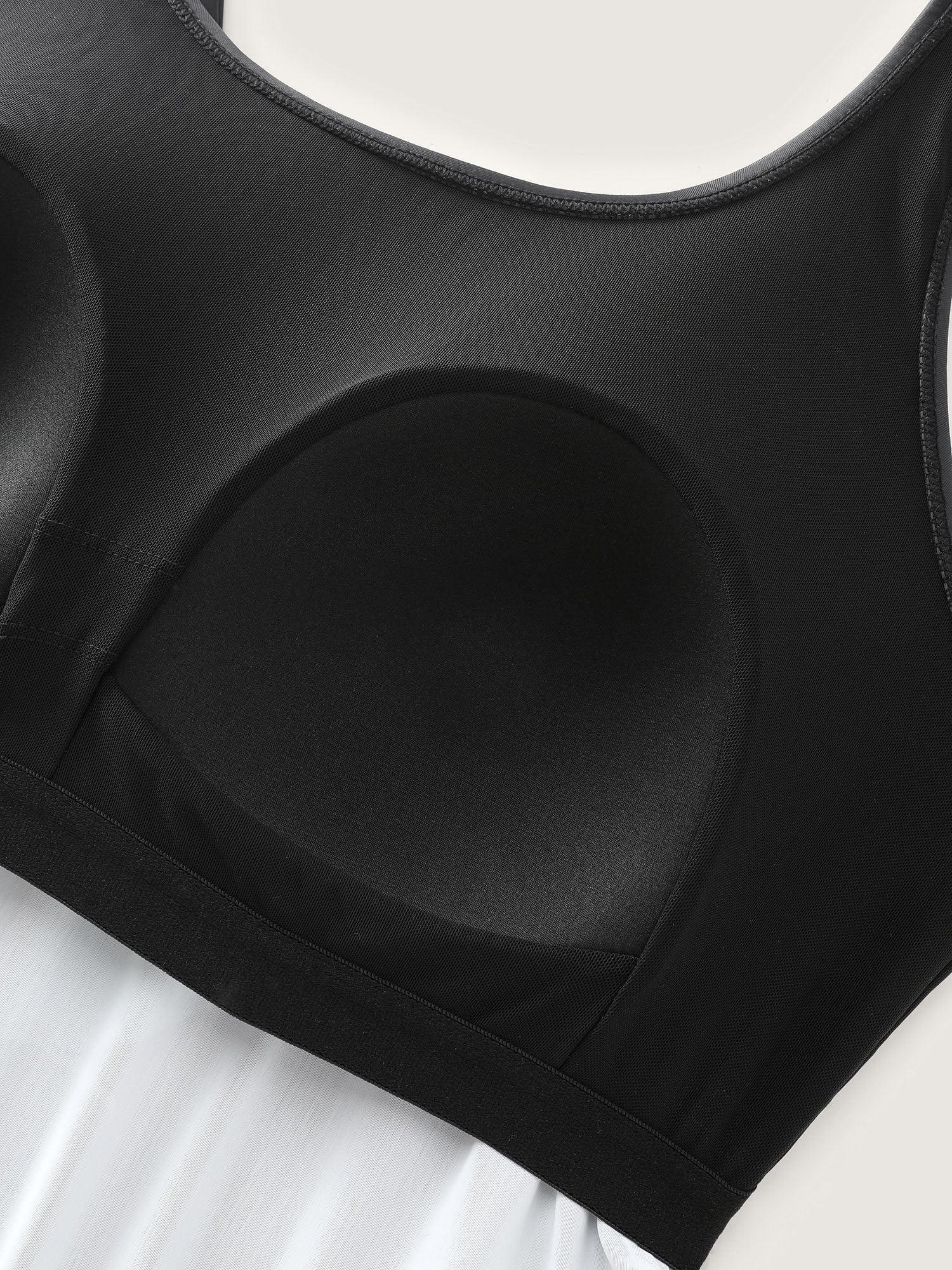 Island Print Drawstring Adjustable Swim Top