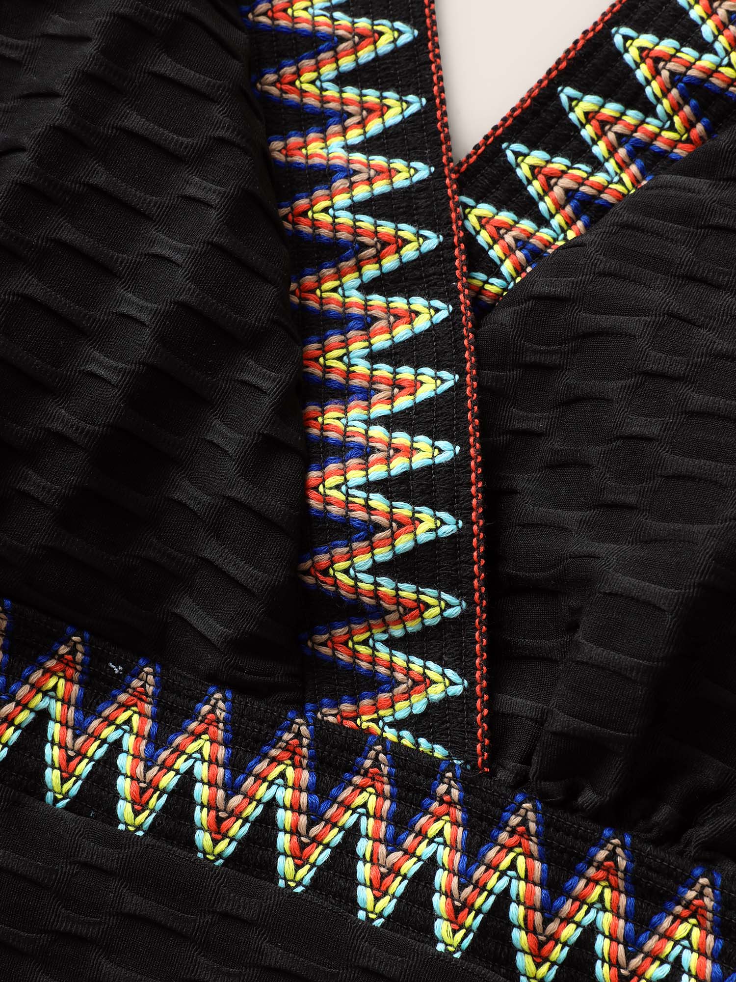 Contrast Webbing Wrap One Piece Swimsuit