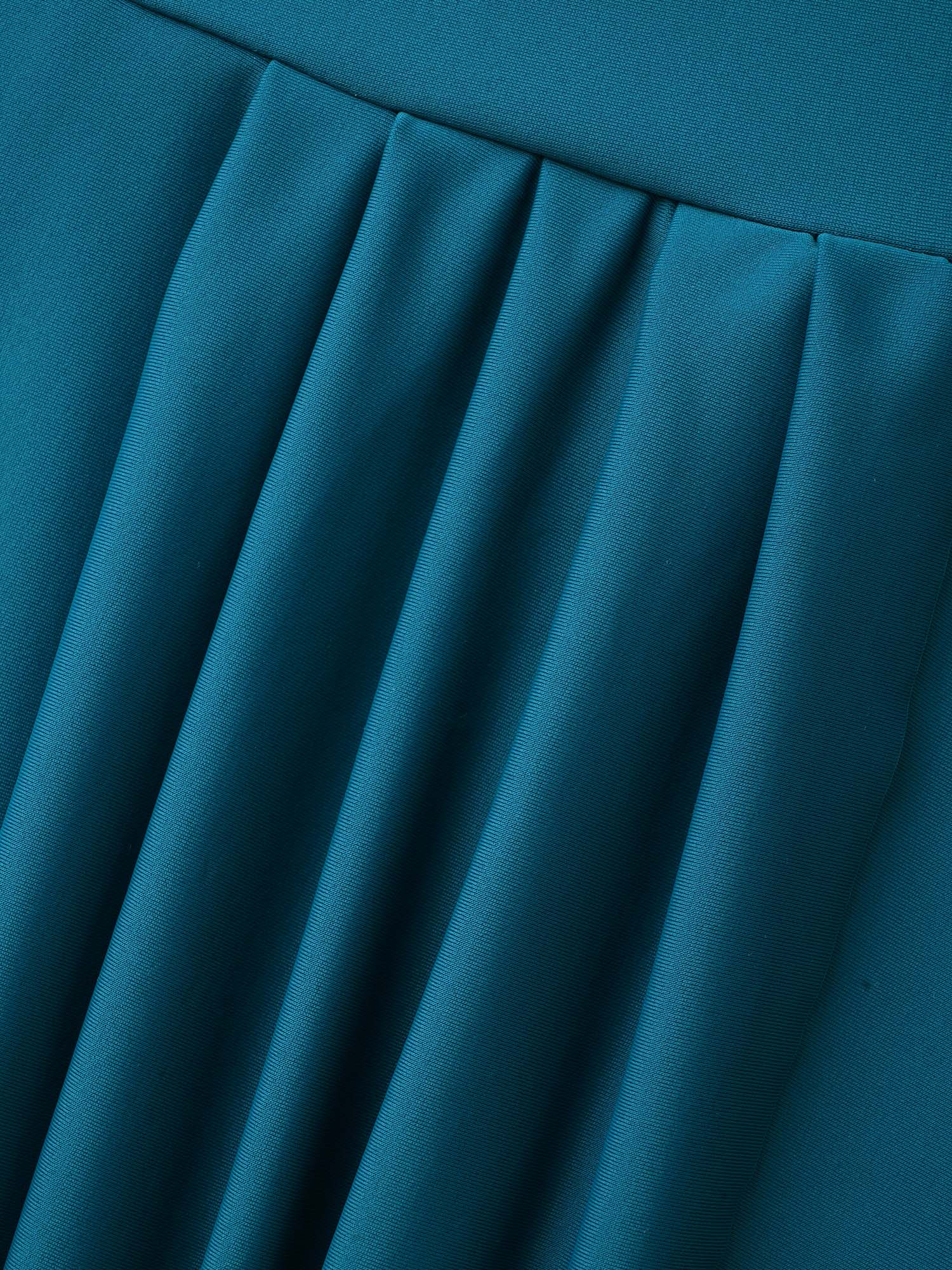 Curvy Hem Fit Flare Swim Dress