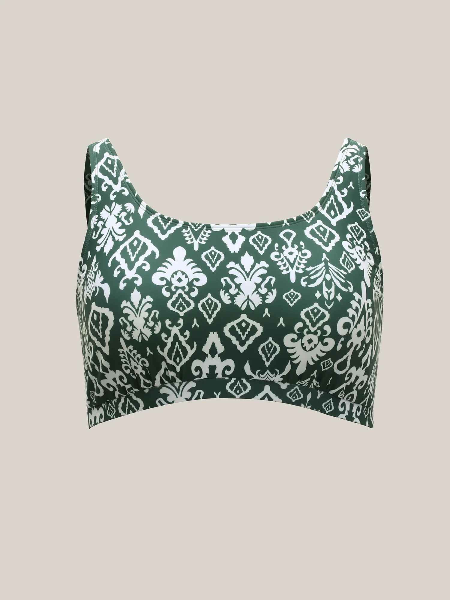 Two-Piece Boho Print Swim Top