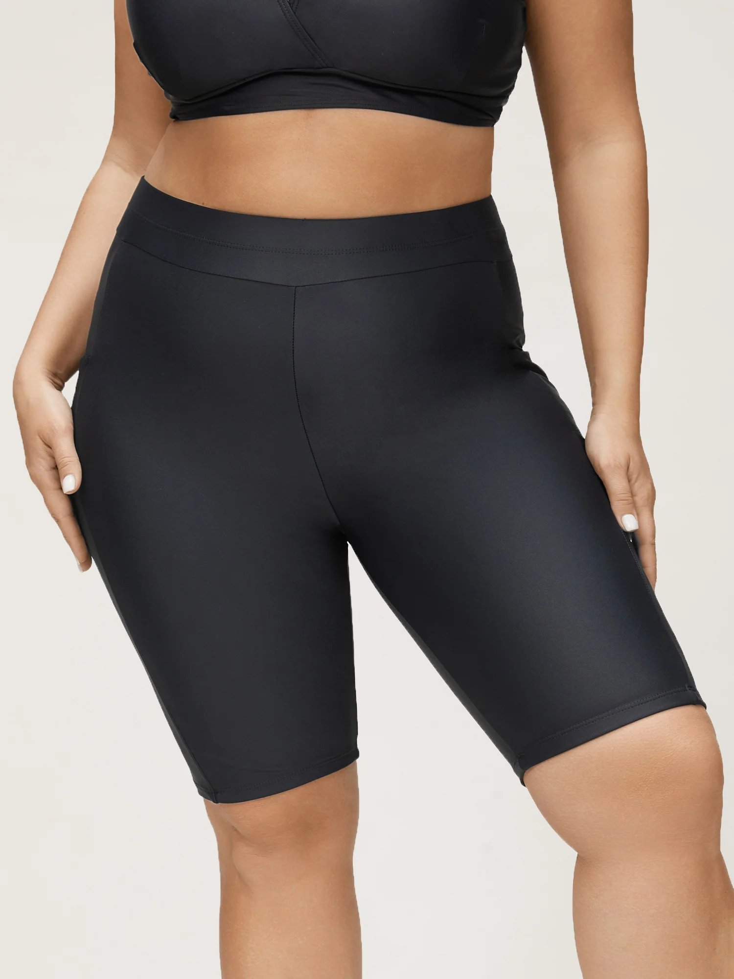 Super Stretchy Pocket Skinny-Fit Swim Bottom