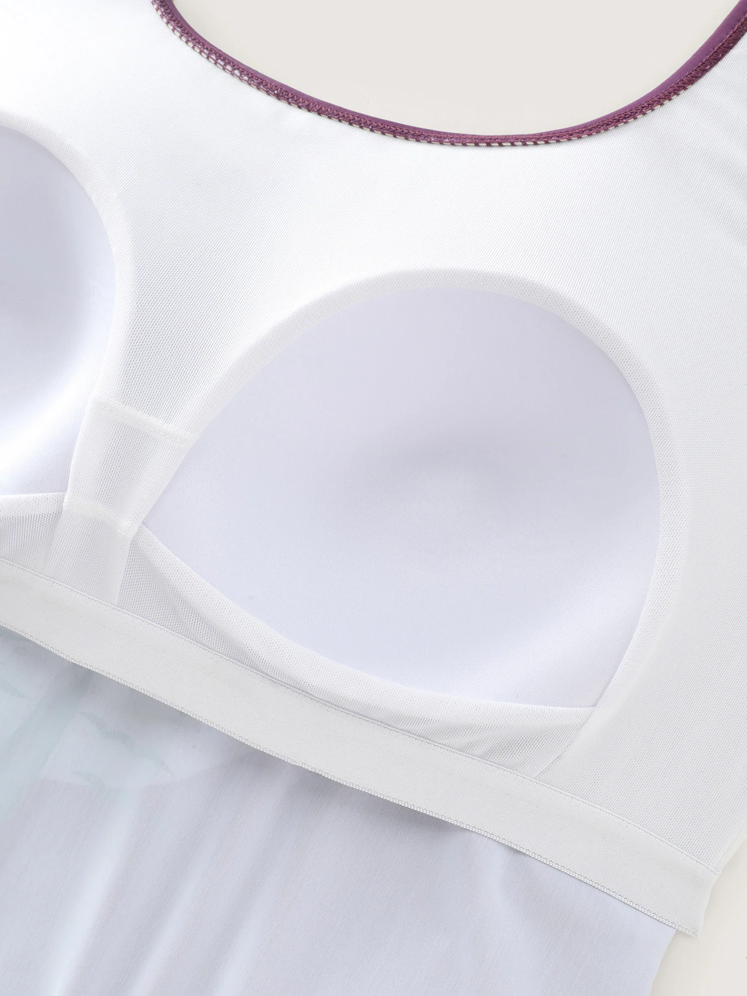 Island Print Drawstring Adjustable Swim Top