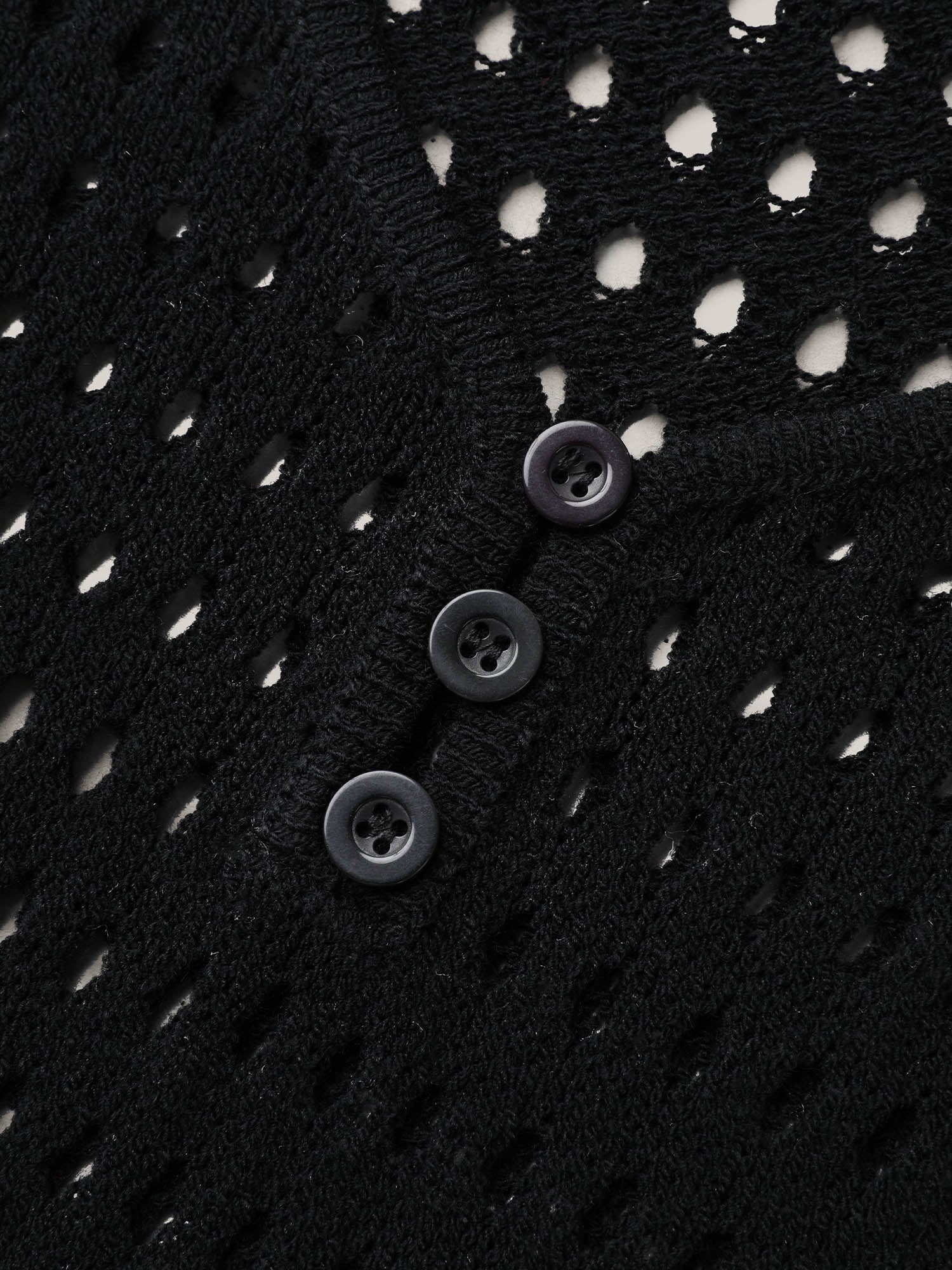 Cut-Out Waist-Cinched Button Swim Cover-Up