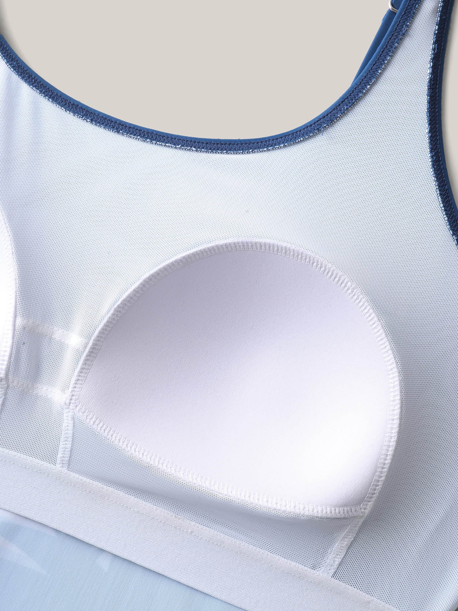 Island Pattern Pockets One-Piece Swimsuit