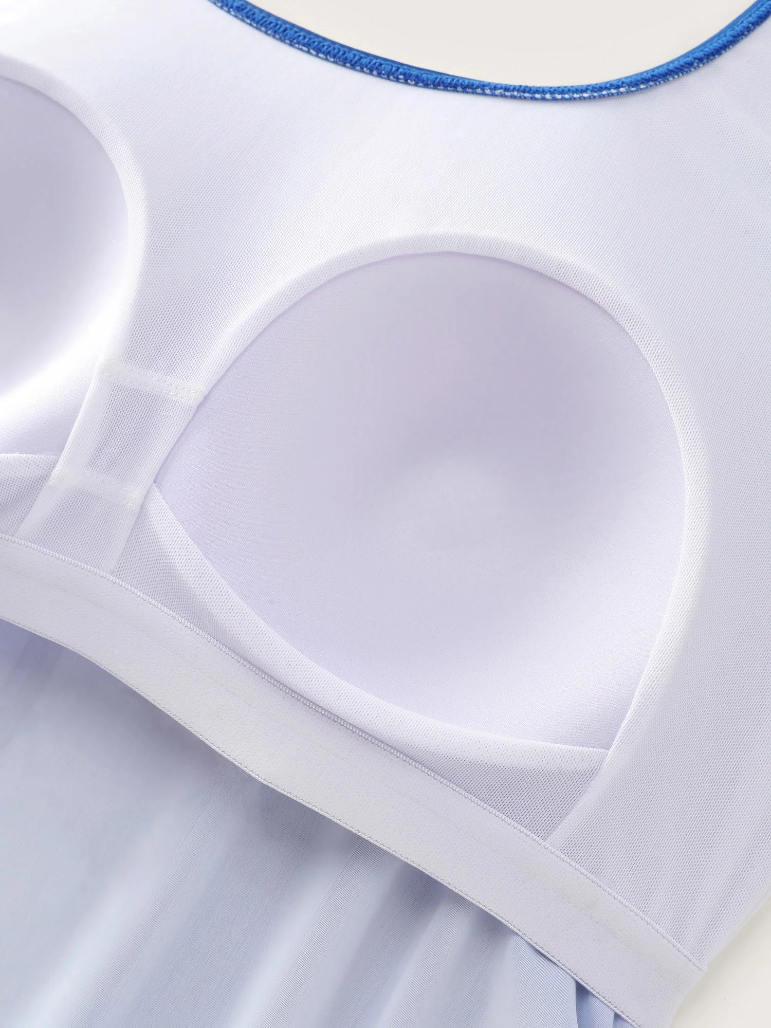 Island Print Drawstring Adjustable Swim Top