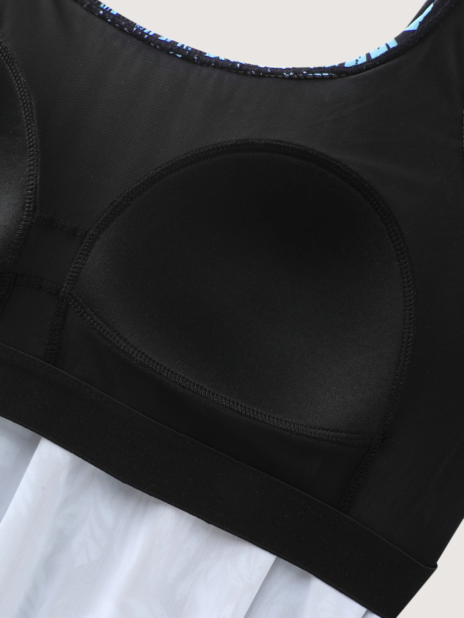 Tropical Flower Print Pockets One-Piece Swimsuit