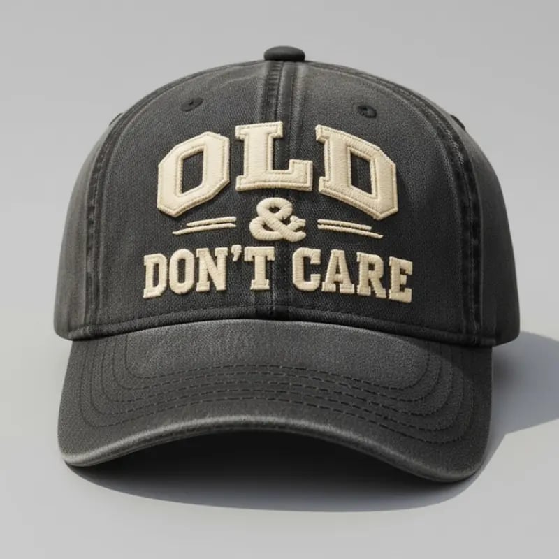 Old Don't Care Printed Hat