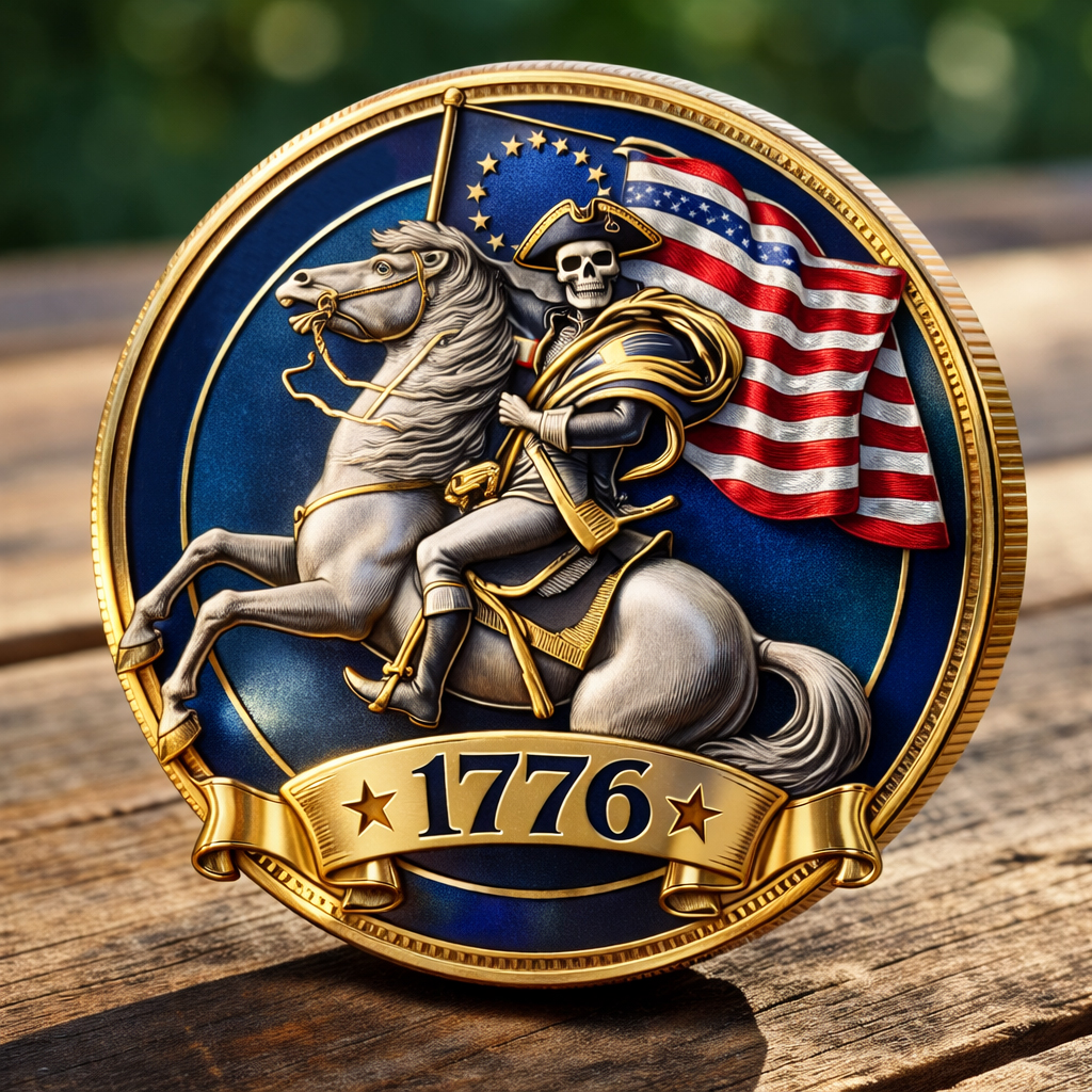 🏆Flash Sale 60% OFF - Liberty Rider 1776 Patriotic Coin