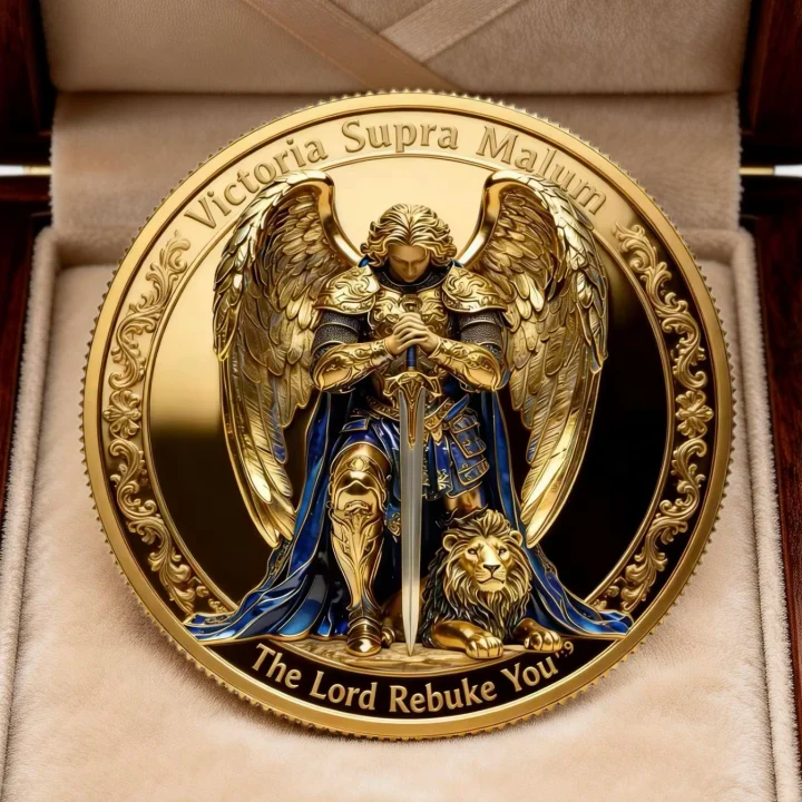 🏆Flash Sale 60% OFF - St. Michael the Archangel – “Victory Over Evil” Commemorative Coin