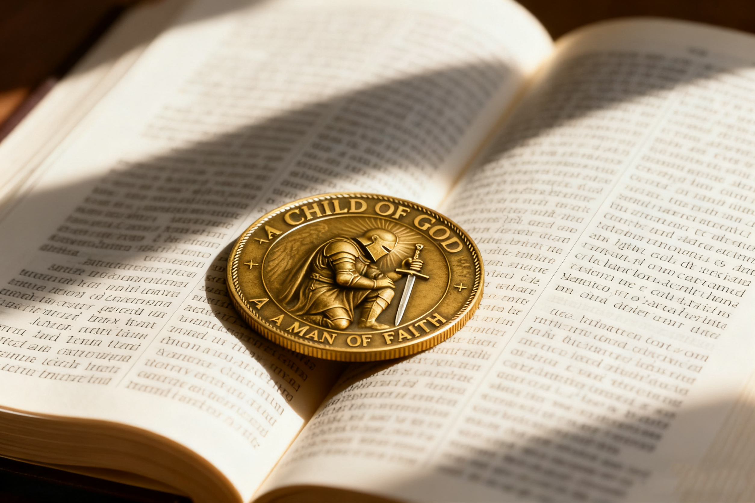⚔️ “Faith Over Fear” — The Knight’s Coin That Carries God’s Strength