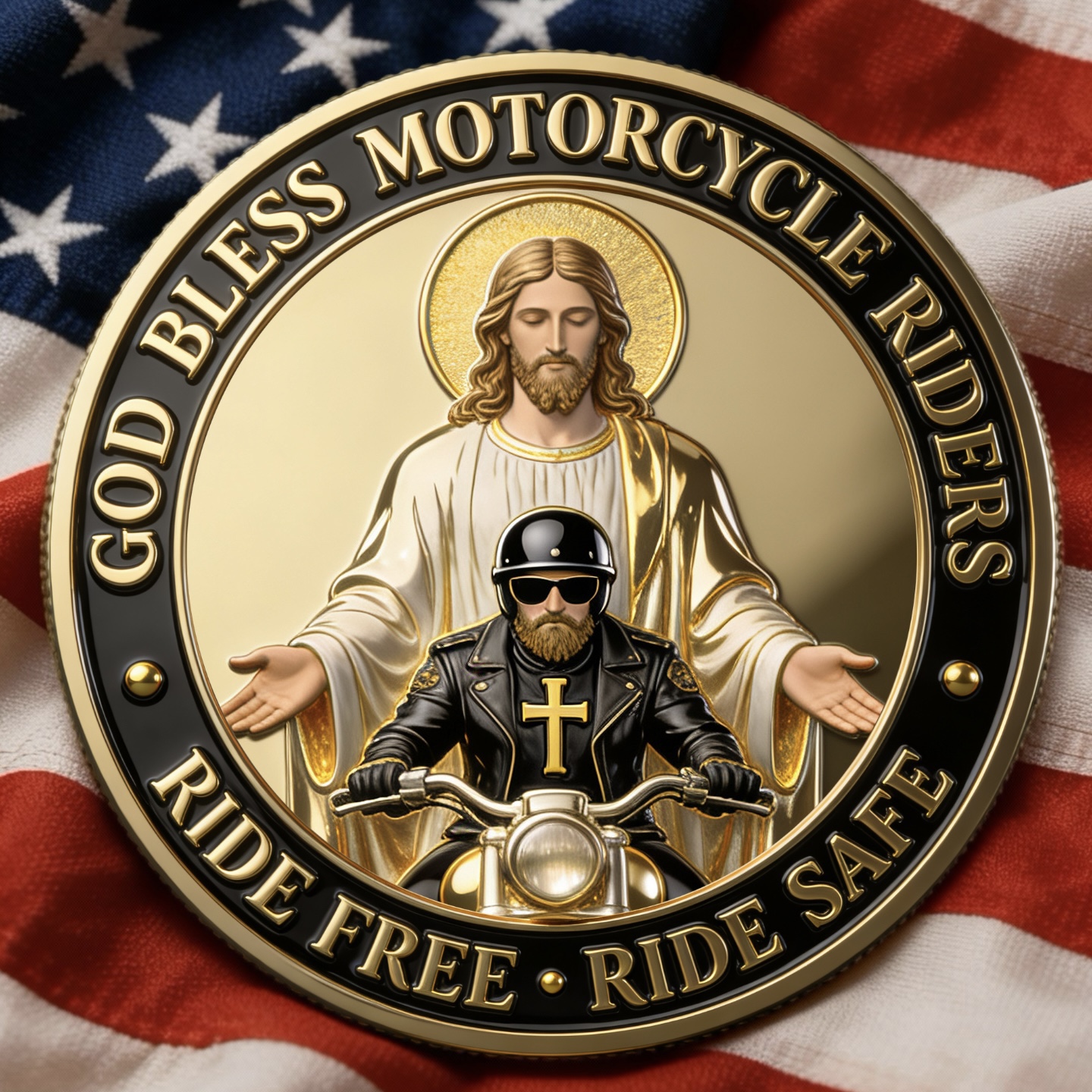 Motorcycle Blessing Coin
