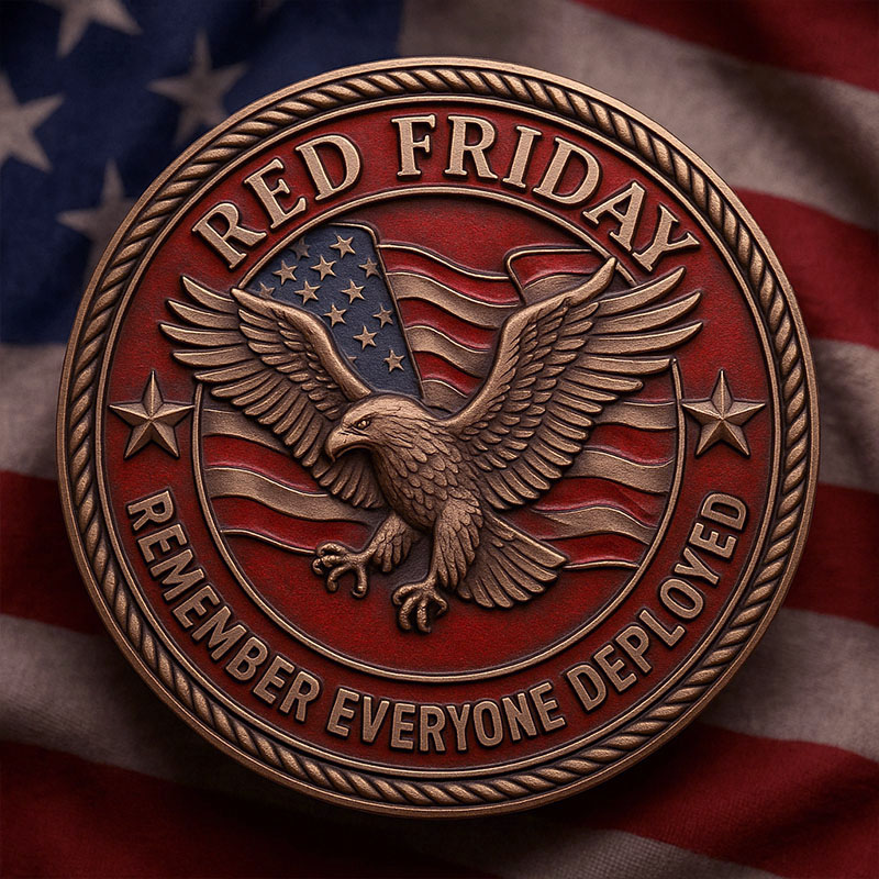 Red Friday Commemorative Coin